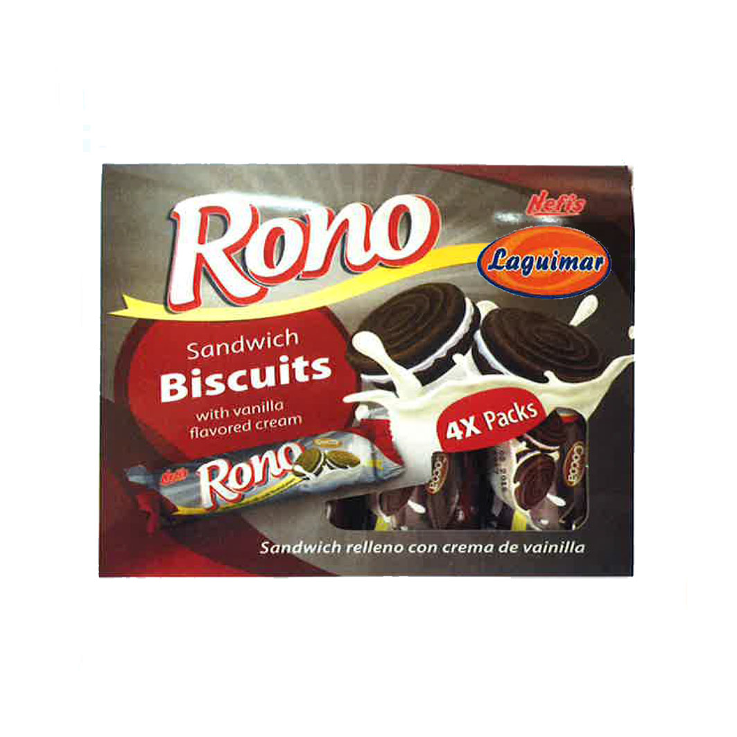 Rono巧克力奶油夹心饼干-香草味