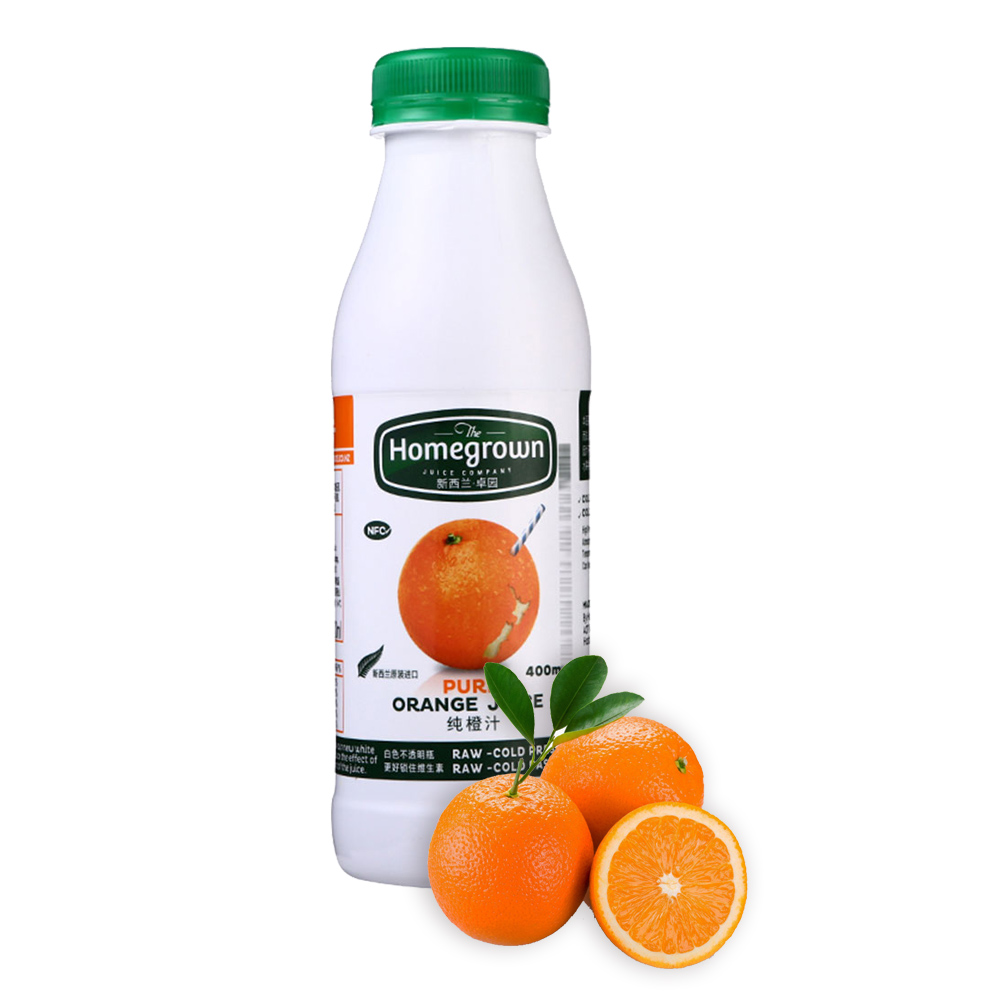 新西兰NFC鲜榨“卓园”橙汁 400mL&1L